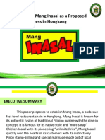Country Paper: Mang Inasal As A Proposed Business in Hongkong