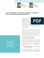 The Advantages of Dynamic Stiffness Parameters Over Classical Bearing Coefficients