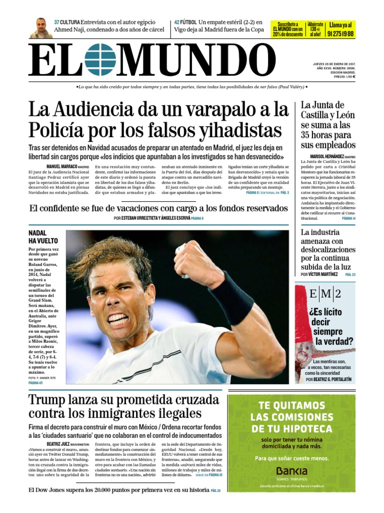 El Mundo (26-01-17) PDF Brexit España imagen