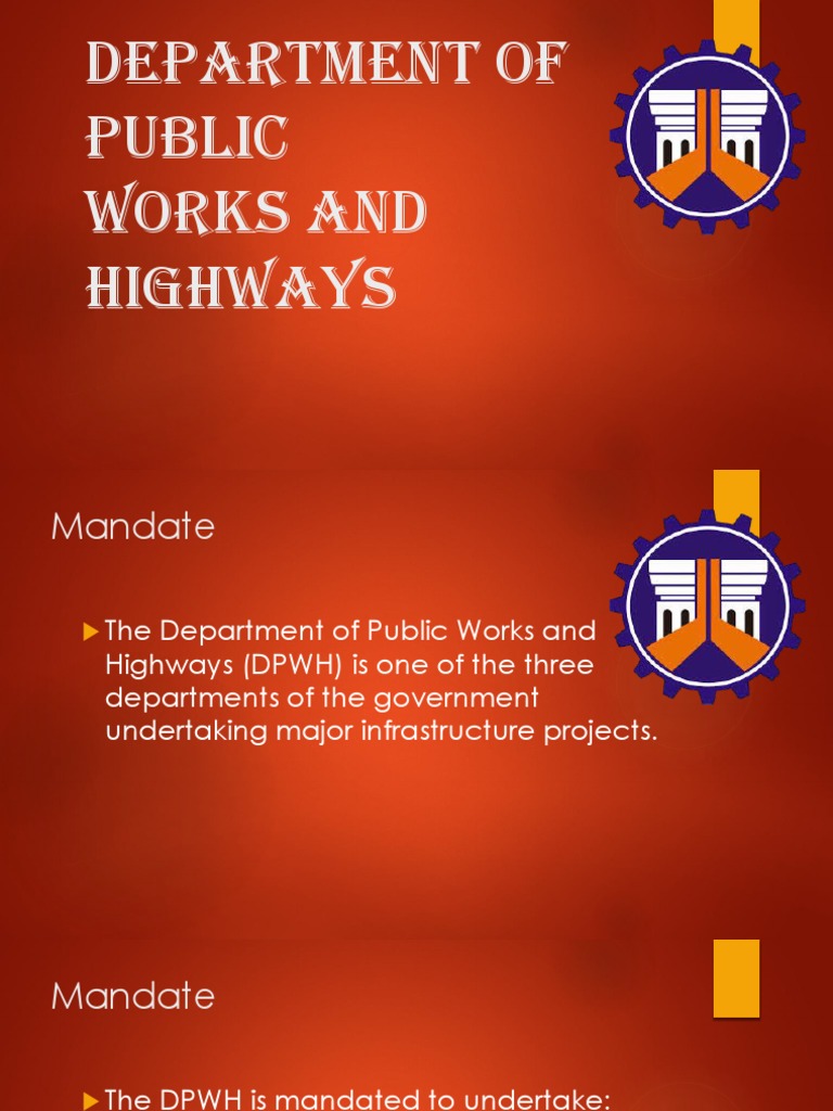 DPWH PowerPoint Presentation | Government | Business