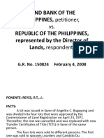 Land Bank of The PHILIPPINES, Petitioner, Republic of The Philippines, Represented by The Director of Lands, Respondent