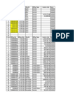 S. No. Billing No. Billing Date Month Billing Type Invoice Amt Payer