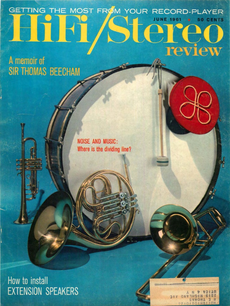 1961 6 Hifi Stereo Review PDF Fonógrafo Tecnología de producción sonora bild