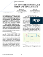 Underground Cable Fault Detection