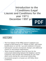 A Brief Introduction To The Kuwait MPW General Conditions of Contract and Claims Issues
