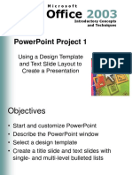 Office: Powerpoint Project 1