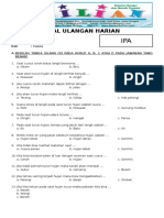 Soal IPA Kelas 1 SD Bab Cuaca Dan Kunci Jawaban