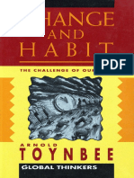 Arnold J Toynbee Change and Habit Global Thinkers 1992 PDF