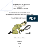 Módulo de Taller de Investigación