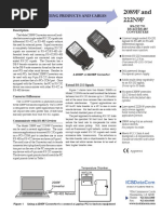 Patton converter RS232-RS485  (Model 2089F)