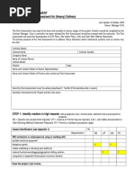 Contract Risk Assessment Delivery