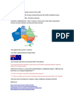 General Aspects of The Australia