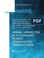 Animal Umwelten in A Changing World: Perspectives | | Semiotics |