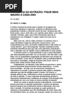 Henry S  Lodge, M  D  - A biologia da Nutrição, Fique mais magro a cada ano - alimentos - metabolismo