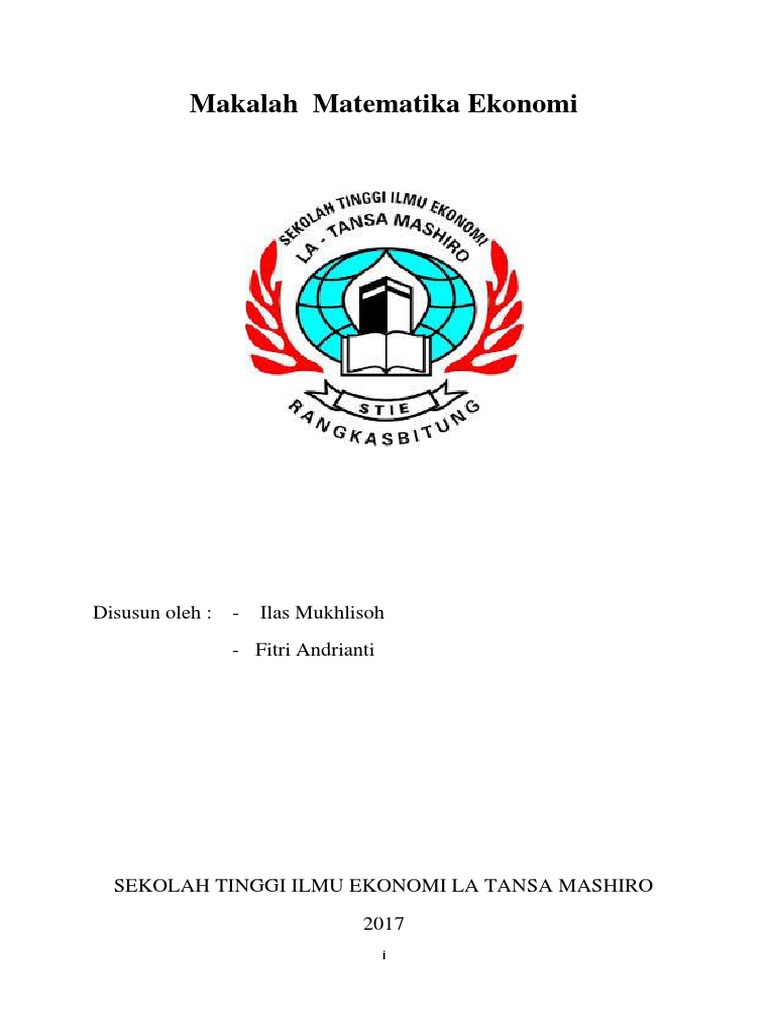 Makalah Matematika Ekonomi Tentang Fungsi Pemintaan