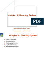 Chapter 16: Recovery System: Database System Concepts, 6 Ed