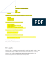 Structural Steel Grades