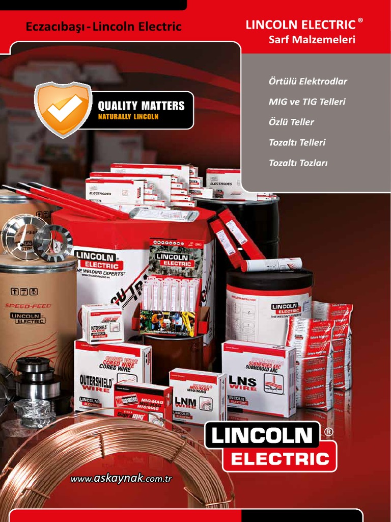 Lincoln Electric Sarf Malzemeleri