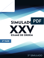 3º Simulado OAB de Bolso D. Administrativo - 2 Fase XXV Exame de Ordem