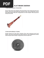 Alat Musik Daerah