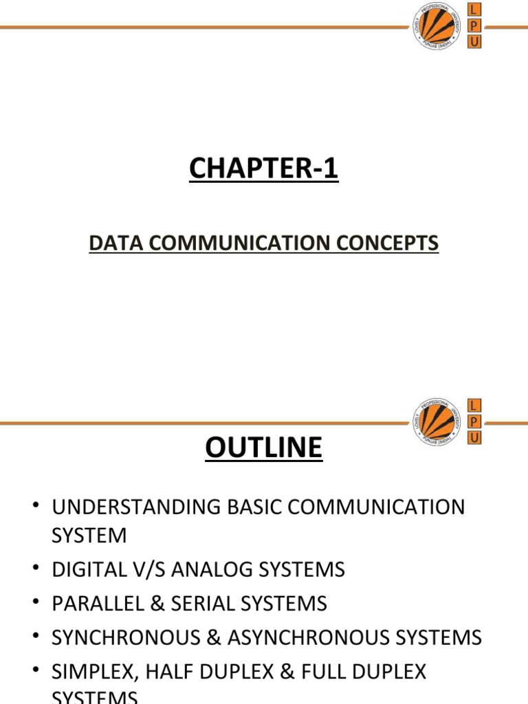 Data Communication Concepts Overview | PDF | Computers | Technology ...