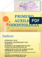 Primeros Auxilios Odontologicos