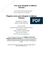 Plagatox Carnu Grey Abogado en Mexico Caracas