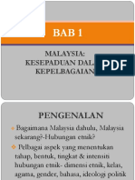 Bab 1 Malaysia - Kesepaduan Dalam Kepelbagaian