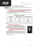 gel electrophoresis lab questions - answer key