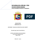 Hidráulica II - Informe Prácticas de Campo