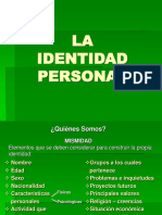 La Identidad Personal II