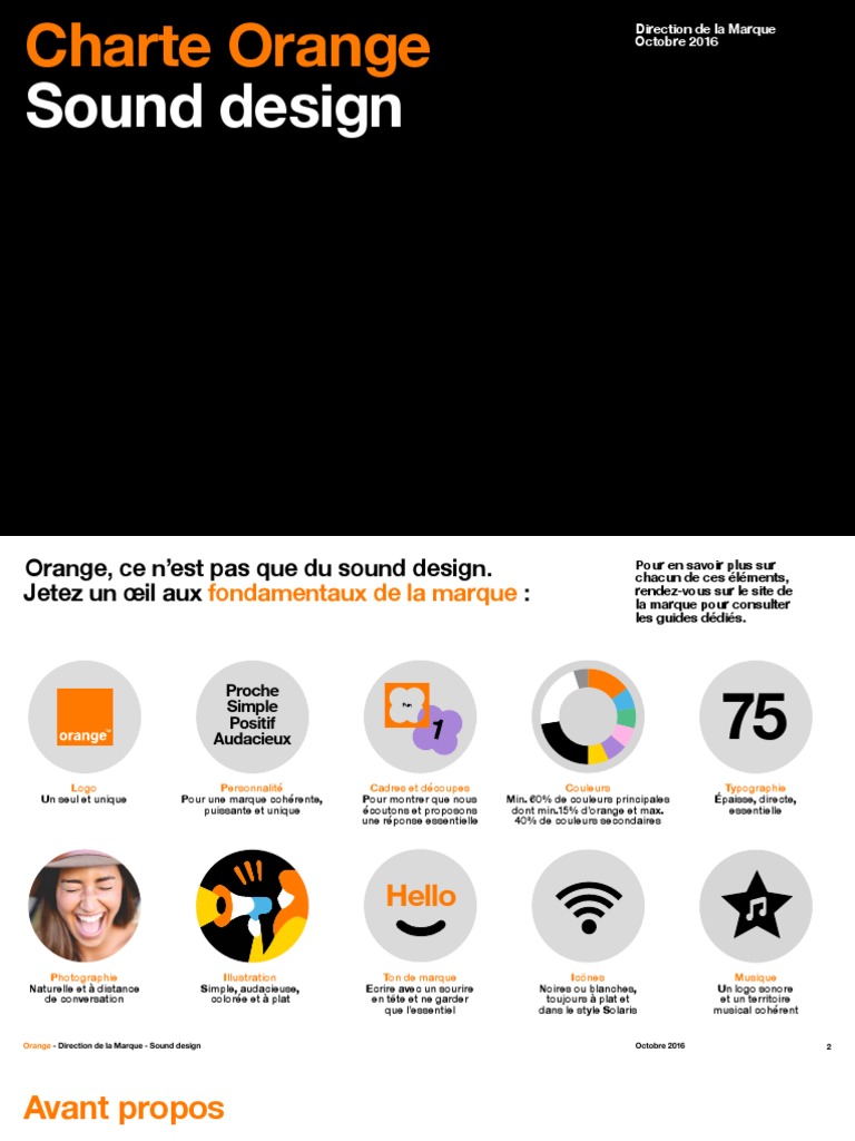 Orange Sound Design Guidelines 2016 | PDF | Sound | Mp3