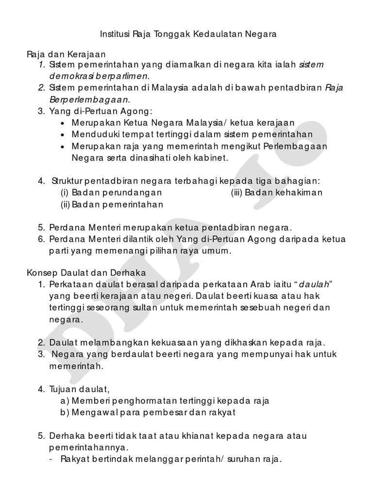 Nota Sejarah Tahun 5 Bab 1 Pdf