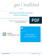Bush Foundation - Education Portfolio Director