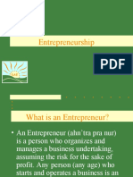 Entrepreneurship