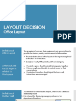 Office layout decision guide