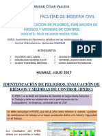 Identificacion de Peligros, Evcaluacion de Riesgos y Control