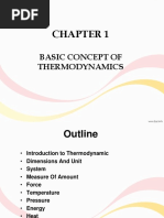 Chapter 1 Basic Concept of Thermodynamics PDF