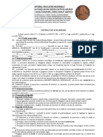 Contract Scolarizare 2016-2017 Carol Davila