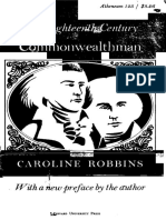 Caroline Robbins - The Eighteenth Century Commonwealthman, Studies in the Transmission, Development and Circumstance of English Liberal Thought from the Restoration of Charles II until the War with the Thirteen Colonies (.pdf