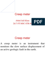 Creep Meter