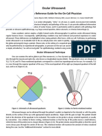 Ocular Ultrasound:: A Quick Reference Guide For The On-Call Physician