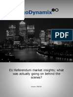 AlgoDynamix EU Referendum Market Insights