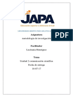 Metodologia de La Investigacion Tarea 2