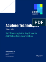 Acudeen ACU Token - Blockspeed Investment Research