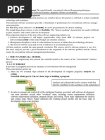 Unit - I: 1. Conventional Software Management