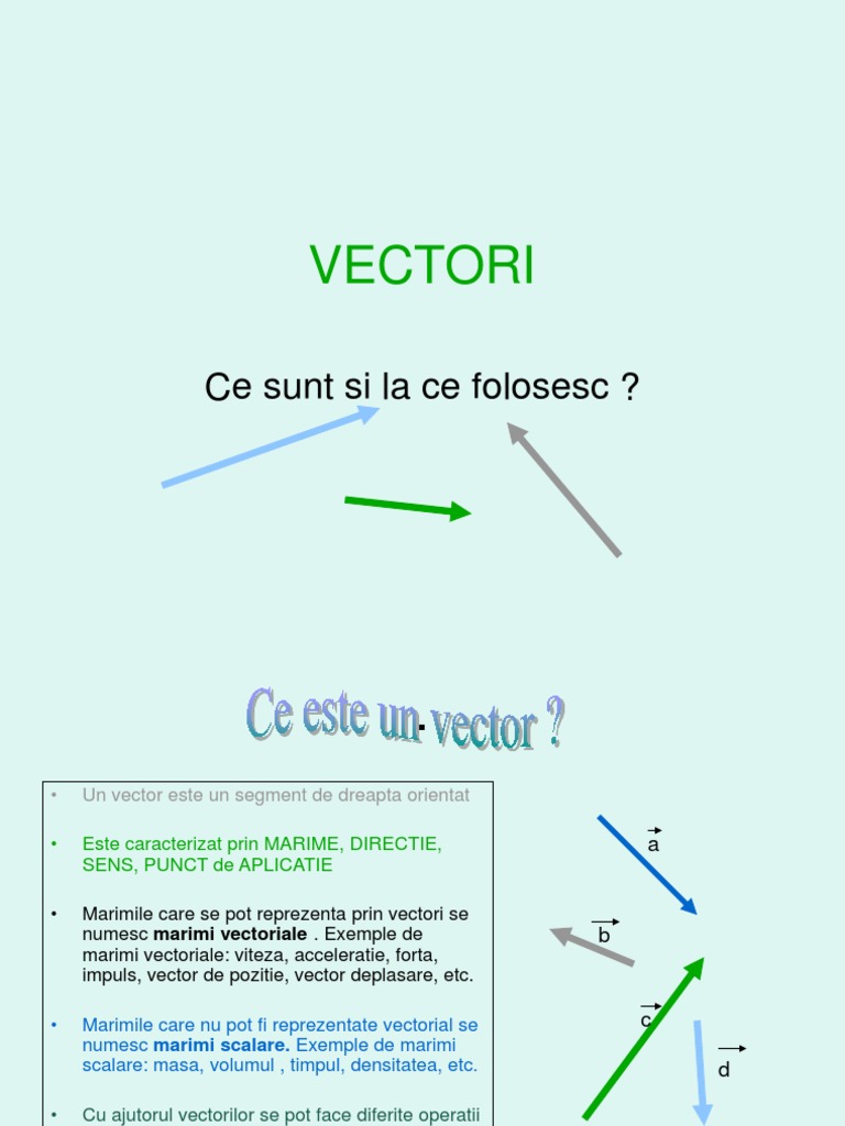 Vectori | PDF