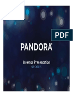 Pandora Media Investor Presentation Q3_CY15_Final V