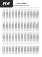 Words by Length Morewords | PDF | Poetry