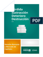 Sustracción - Pérdida - Deterioro - Destrucción